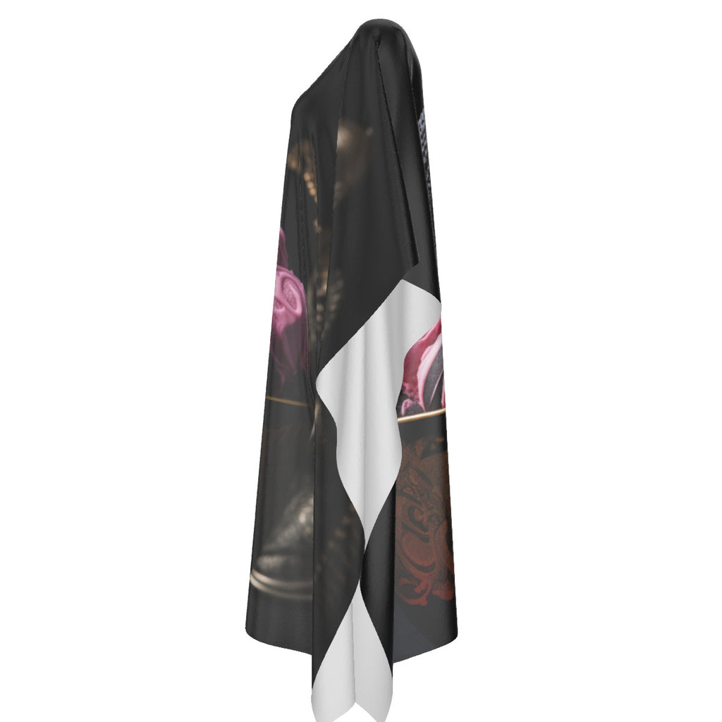 Budha Ice cream, Strawberry Faux silk Caftan