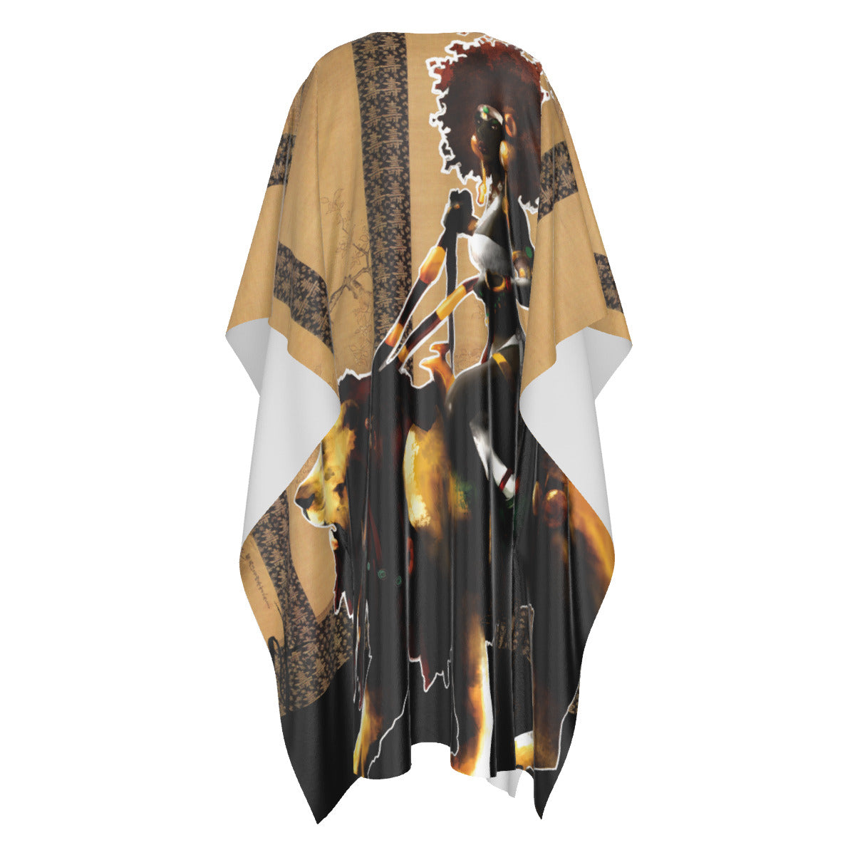 Asada faux Silk Caftan Robe