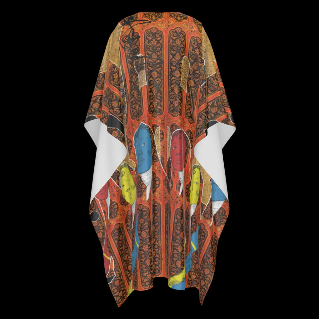3 akht faux Silk Caftan Robe