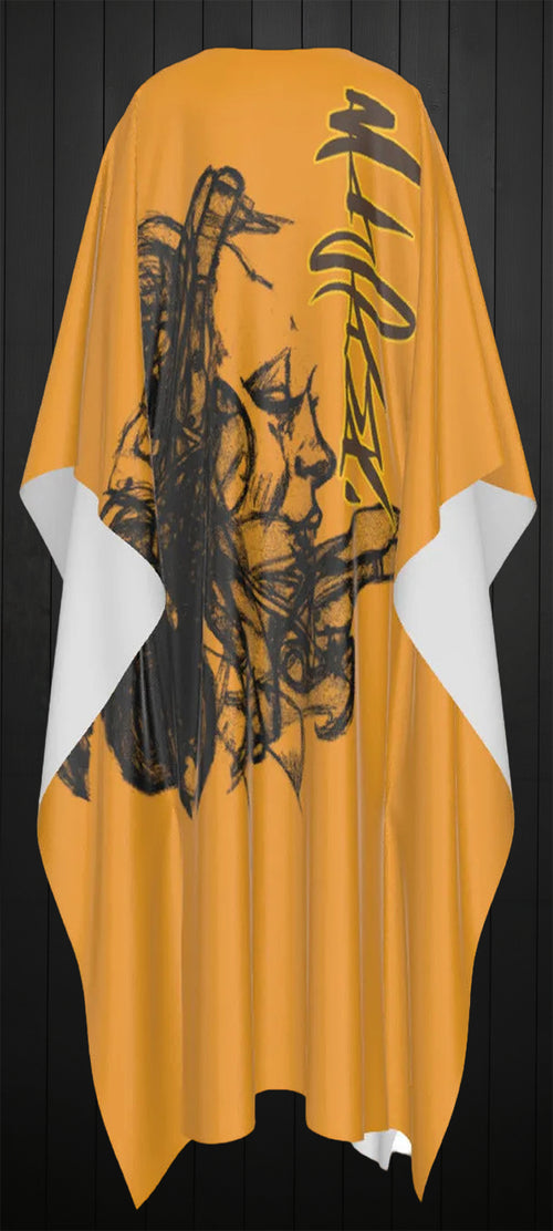 4 Million Years before Egypt faux Silk Caftan Robe