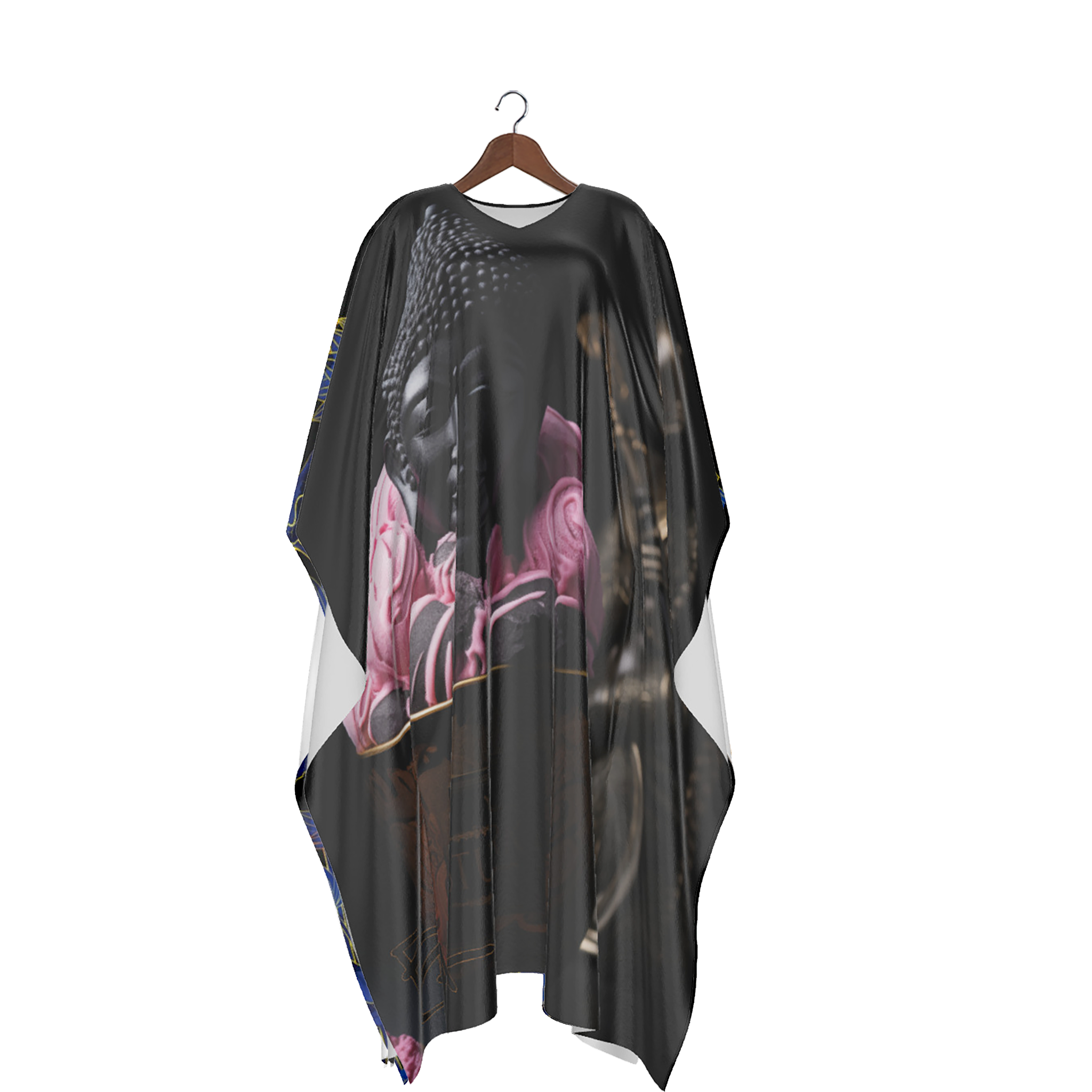 Budha Ice cream, Strawberry Faux silk Caftan