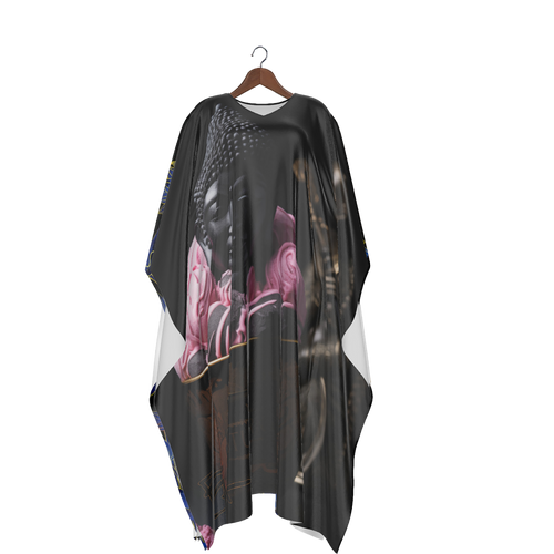 Budha Ice cream, Strawberry Faux silk Caftan